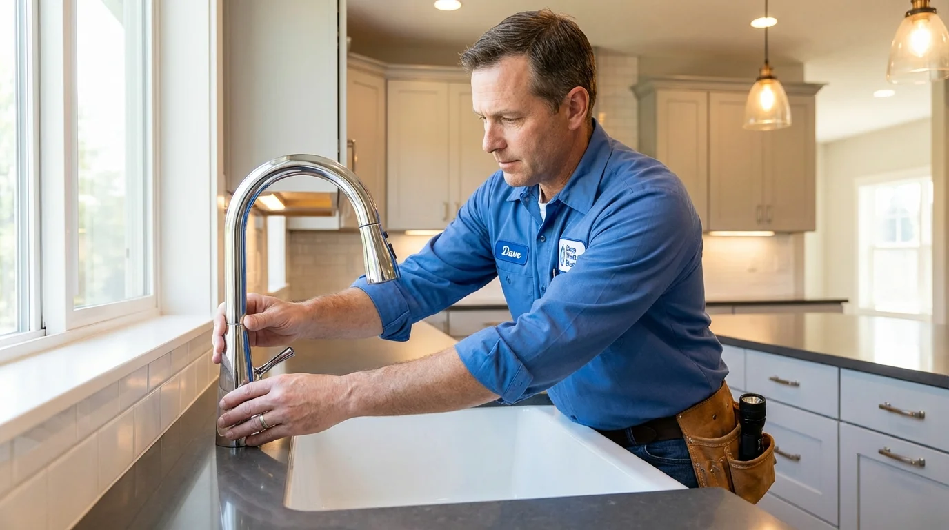 Kitchen faucet installation by Johns Plumbing LLC in Patillas
