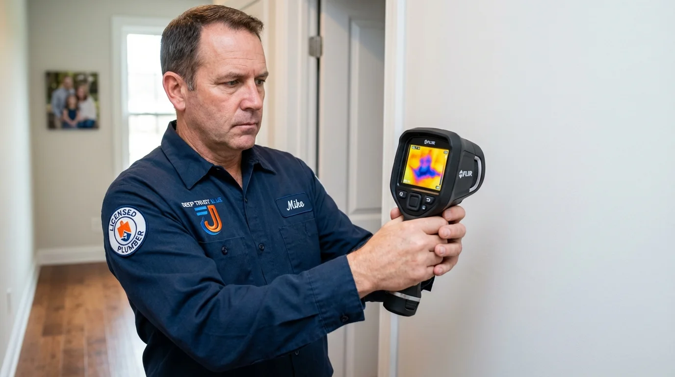 Thermal imaging leak detection by Johns Plumbing LLC in Patillas
